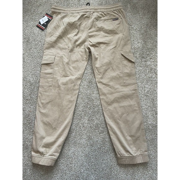 Akademics Pants Men’s Extra Large Tan Joggers Cotton New 40x30 Outdoor Casual - Picture 5 of 6